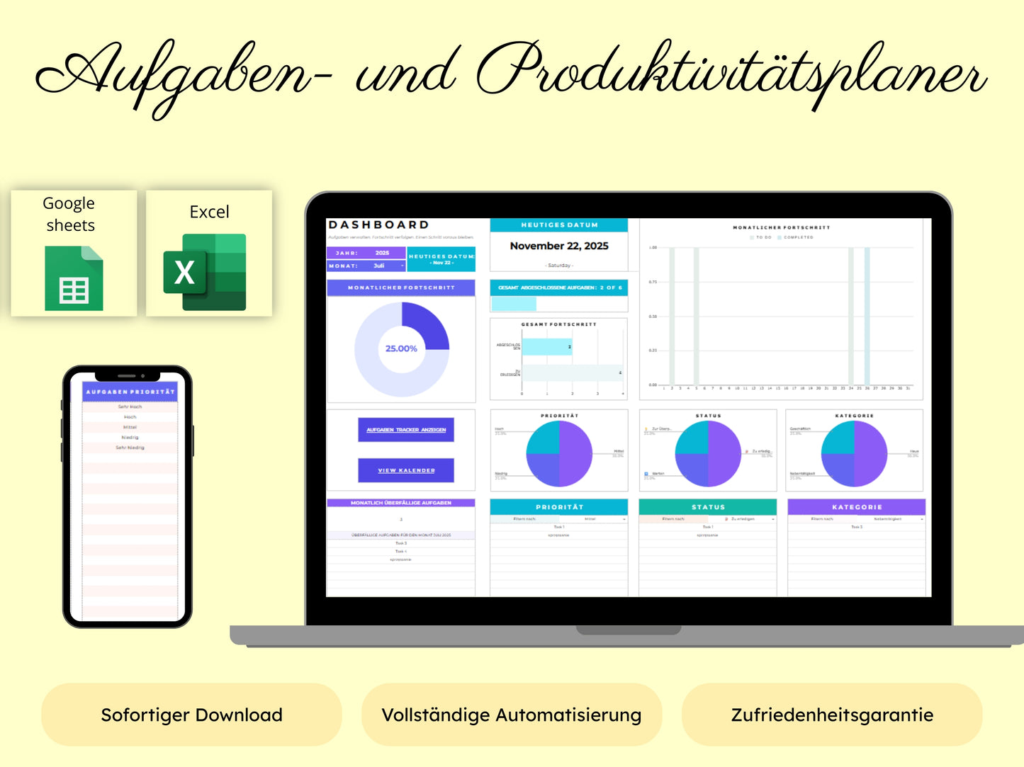 Aufgaben- und Produktivitätsplaner